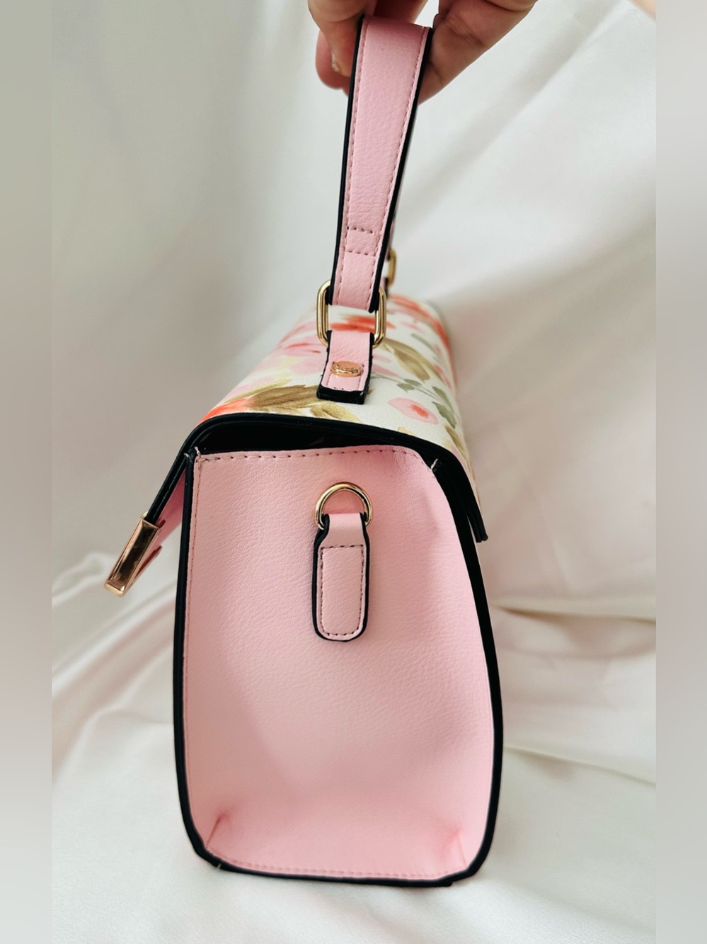 Dune London Floral Top Handle Crossbody Handbag w/ Matching Wallet - Picture 10 of 13